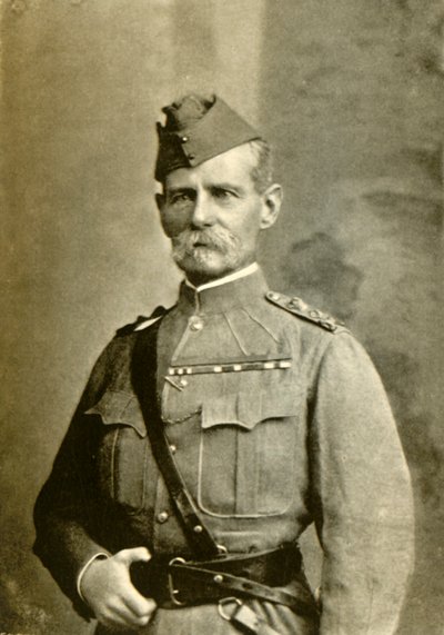 Generaal Sir F. S. Roberts, Bart. Kleding tijdens de Birma-expeditie, ca. 1890s, 1901 door Bourne and Shepherd