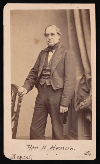 Portret van Hannibal Hamlin 1809-1891 door Brady