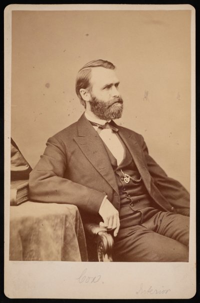 Portret van Jacob Dolson Cox door Brady