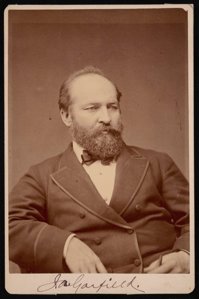 Portret van James Abram Garfield 1831-1881 door Brady