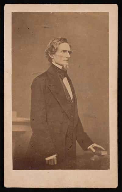 Portret van Jefferson Davis 1808-1889, 1887 door Brady