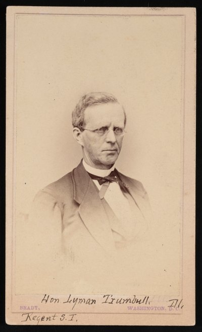 Portret van Lyman Trumbull 1813-1896, tussen 1862 en 1869 door Brady