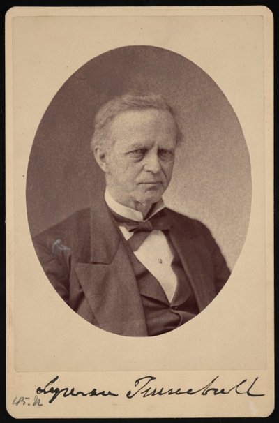Portret van Lyman Trumbull 1813-1896, tussen 1868 en 1881 door Brady