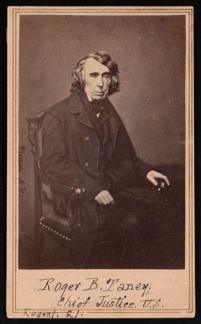 Portret van Roger Brooke Taney 1777-1864, voor 1864 door Brady