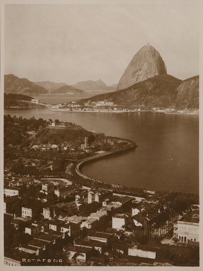 Botafogo, Rio de Janeiro (zwart-wit foto) door Brazilian Photographer