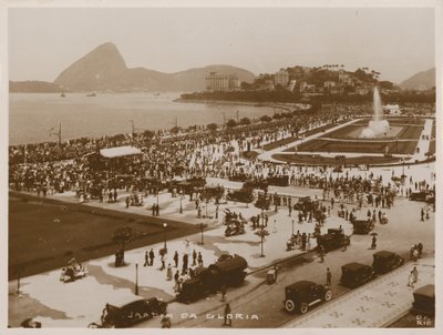 Tuinen van Gloria, Rio de Janeiro (z/w foto) door Brazilian Photographer