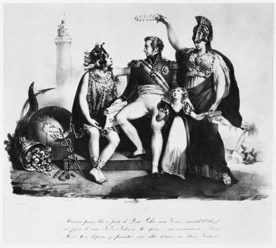 Pedro I (1798-1834) Keizer van Brazilië, 19e eeuw door Brazilian School