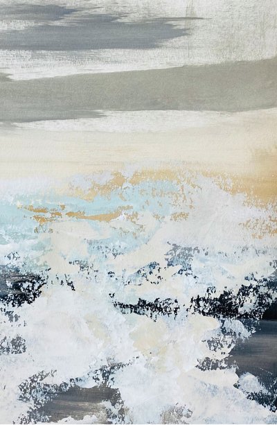 Abstracte oceaangolven door Breanna Megan Studio