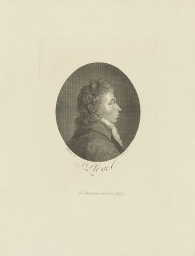 Portret van de componist Ignace Pleyel 1757-1831, ca. 1800 door Breitkopf and Härtel