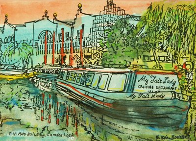 "My Fair Lady" op het Regents Canal door Brenda Brin Booker