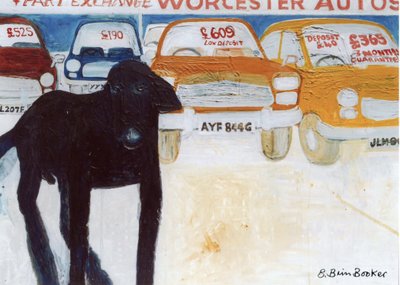Rex bij Worcester Autos, inruil door Brenda Brin Booker