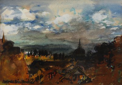 St Pauls vanaf Hampstead Heath door Brenda Brin Booker