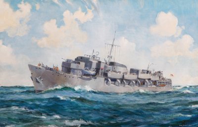 HMS Queen Emma, Commando-aanvalsschip door Brian Joseph Mullen
