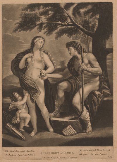 Oordeel van Parijs door British 18th Century