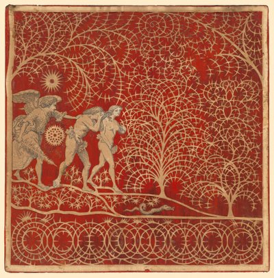 De verdrijving uit Eden door British 18th Century