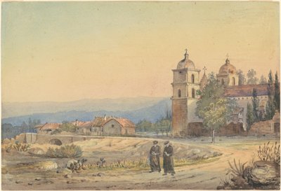 Kerk van Santa Barbara door British 19th Century