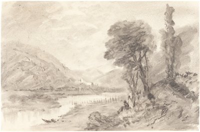 Landschap door British 19th Century