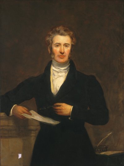 Portret van een Man door British 19th Century