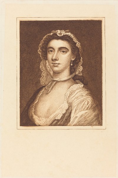 Peg Woffington door British 19th Century, after Arthur Pond