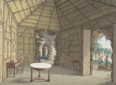 Eetkamer, Villa Barbaja, Napels, 1800-1870 door British Anonymous 19th Century.