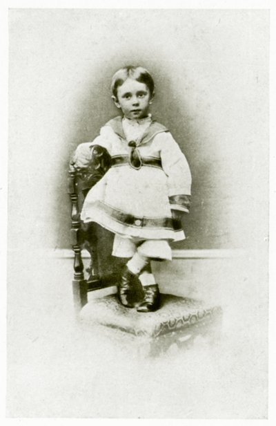 Aubrey Beardsley, 2 jaar en 3 maanden oud door British Photographer