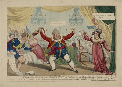 Een scène uit Don Giovanni door British School