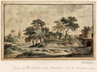 Een reeks schetsen, uitzichten in Groot-Brittannië, het Continent en Amerika 1772-1778 door British School