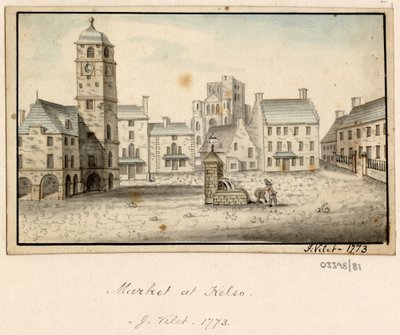 Een reeks schetsen, uitzichten in Groot-Brittannië, het Continent en Amerika 1772-1778 (aquarel) door British School