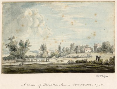Een reeks schetsen, uitzichten in Groot-Brittannië, het Continent en Amerika 1772-1778 (aquarel) door British School