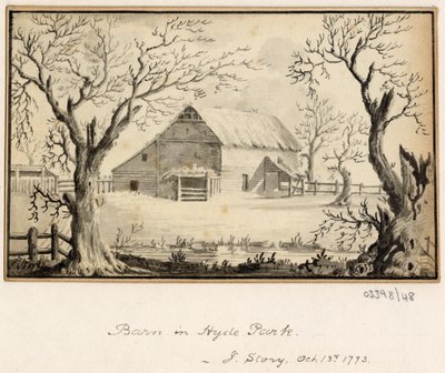 Een reeks schetsen, uitzichten in Groot-Brittannië, het Continent en Amerika 1772-1778 (aquarel) door British School