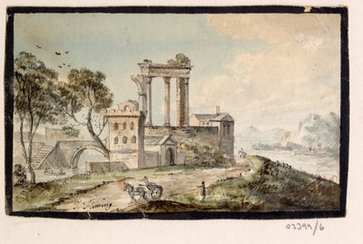 Een reeks schetsen, uitzichten in Groot-Brittannië, het Continent en Amerika 1772-1778 door British School