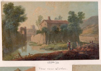 Een reeks schetsen, uitzichten in Groot-Brittannië, het Continent en Amerika 1772-1778 door British School