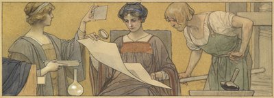 Een Allegorie van Drukwerk en Fotografie door British School
