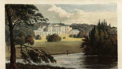 Enmore Castle, Somerset, de zetel van de 3e Graaf van Egmont door British School