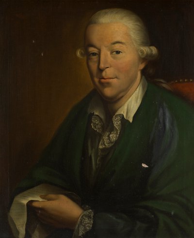 Halflang portret van Charles Hay van Hannes door British School