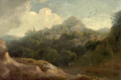 Berglandschap, ochtend door British School