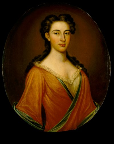 Mevrouw Edmund Nelson (1698-1789), c.1720 door British School