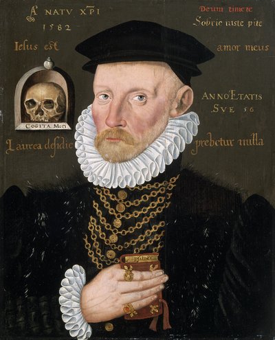 Portret van Gawen Goodman van Ruthin door British School