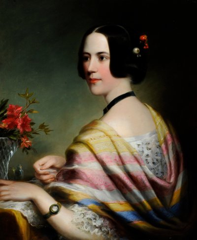 Portret van Miss Eliza Wilkinson door British School