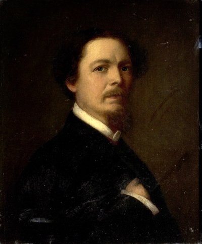 Portret van een heer door British School