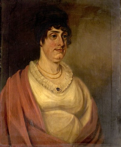Portret van een dame door British School