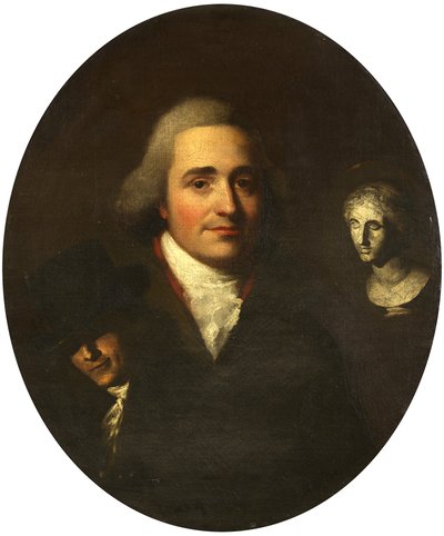Portret van een beeldhouwer, c.1765 door British School
