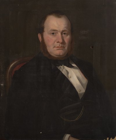 Portret van een onbekende man, c.1840 door British School