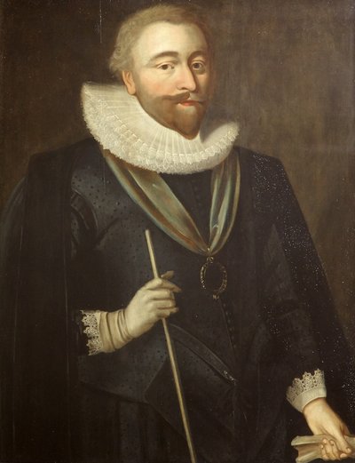 Richard Weston, Graaf van Portland, Lord High Treasurer, ca. 1630 door British School