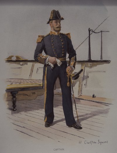 Kapitein van de Koninklijke Marine, eind 19e eeuw door British School