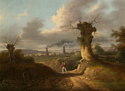 De Oude Glasfabriek, Nailsea, ca. 1810 door British School