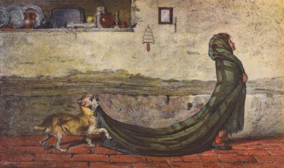 De Treindrager door Briton (after) Riviere