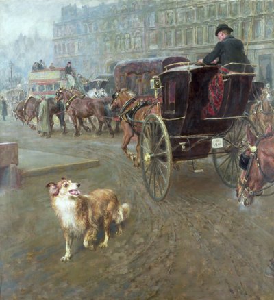 Verdwaald of verdwaald door Briton Riviere