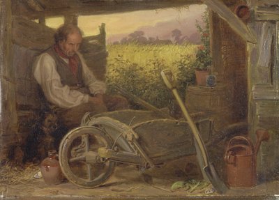 De oude tuinman door Briton Riviere