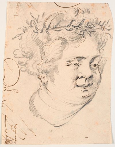 Hoofd van Bacchus door Broder Ovens